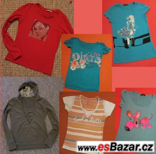 TRIKO,MIKINA vel.158/164/XS/S 10ks,cena120,-za vše