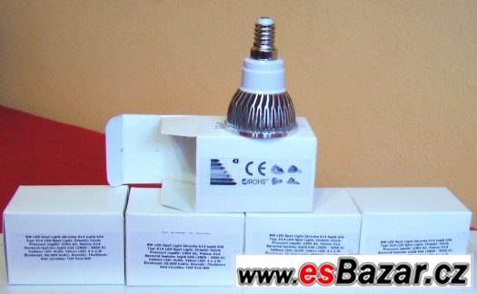 úsporné LED žárovky 230V/8W  -  nové