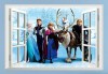 Samonalepovací dekorace Frozen - Ledové království - okno 1.
