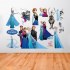 Samonalepovací dekorace Frozen - Ledové království - postavy.