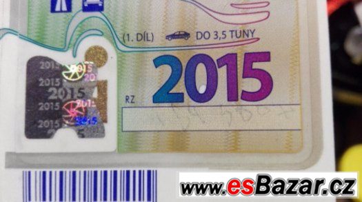 DÁLNIČNÍ ZNÁMKA DO 31.1. 2016 DÁLNIČNÍ ZNÁMKA DO 31.1. 2016