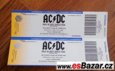 AC/DC stání u pódia