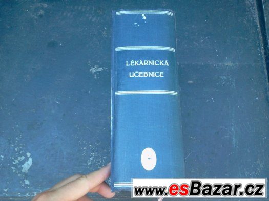 Lékarnická učebnice - rok vydání 1938, 1309 stran Lékarnická učebnice - rok vydání 1938, 1309 stran