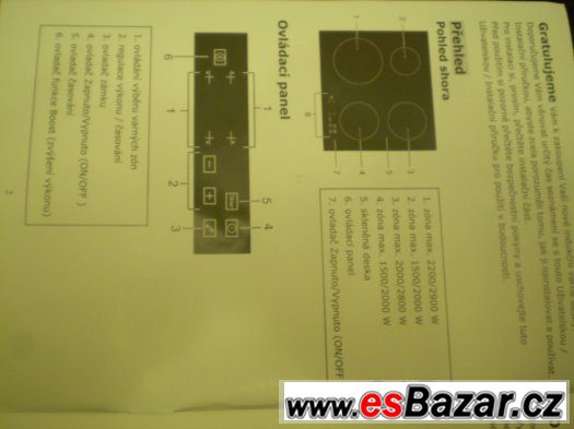 Indukční varná deska - Nová
