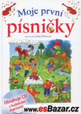 PRODÁM Moje první písničky + CD - Edita Plicková