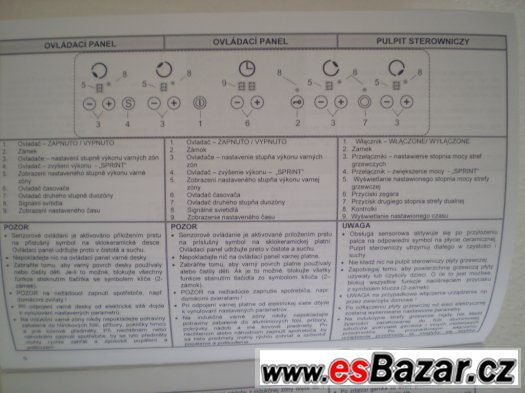 Indukční kombinovaná deska MORA MICT 620 FC