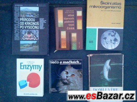 Knihy o přírodě, z biologie Knihy o přírodě, z biologie