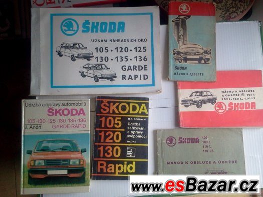 Staré příručky k autům (Škoda)