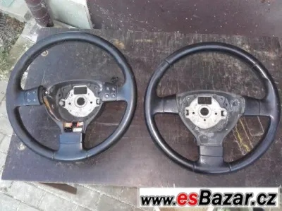 kožený volant golf V passat 3C b6 s multifunkcí