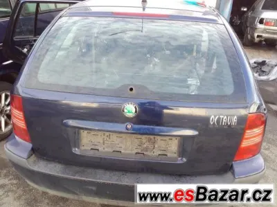 víko kufru škoda octavia páté dveře zadní nárazník světlo