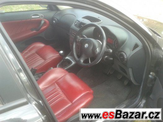 Kožený interiér Alfa Romeo 147