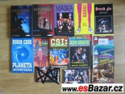 Mix knih - detektivky, sci-fi, fantasy