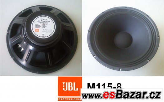 JBL 15“ basové reproduktory