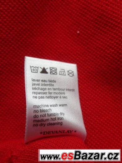 polokošile LACOSTE RED polokošile LACOSTE RED