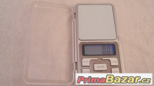 Kapesní digitalní váha přenosna 0.1g / 500g +3 baterie, nova Kapesní digitalní váha přenosna 0.1g / 500g +3 baterie, nova