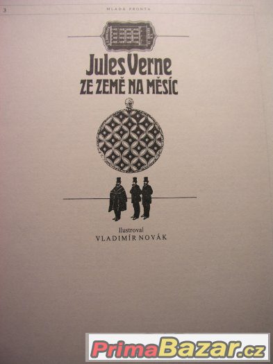 Jules Verne Ze země na měsíc.