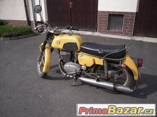 Prodám motocykl ČZ 125 typ 476/01, r.v. 1970