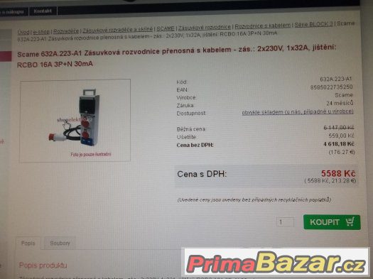 Rozvadec SCAME Rozvadec SCAME