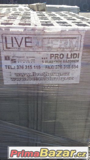 Prodám Tvárnice nosná betonová LIVETHERM TNB 400/198-P6