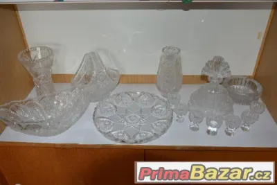 Broušené sklo z pozůstalosti