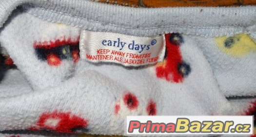 Značkové Early Days - velmi teplé dupačky bez vad vel. 80