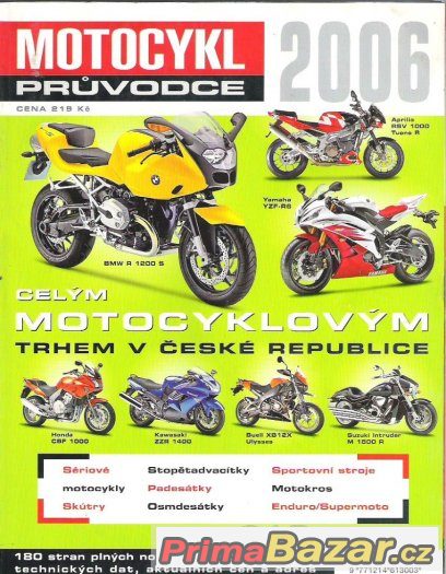 Katalog motocyklů 2006. Cena 50 kč