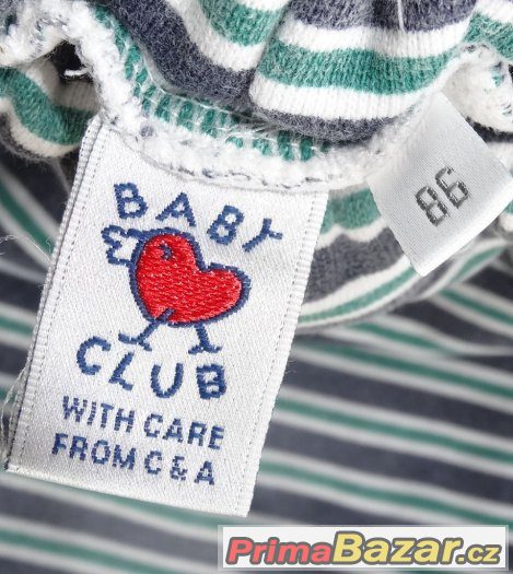 Tepláky baby club z CaA, vel. 86 Tepláky baby club z CaA, vel. 86