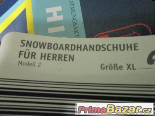 nové rukavice na SNB