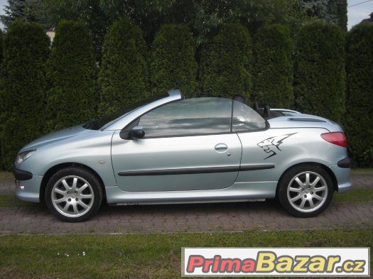 ZLEVNĚNO PEUGEOT 206 CC 2.0 RC SPORT