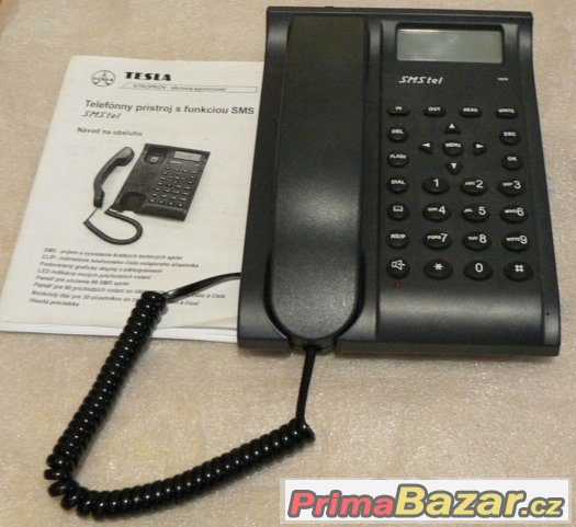 telefon-s-funkci-sms-pro-pevnou-linku