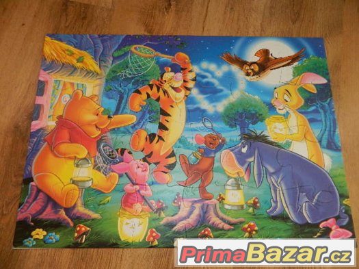 Ravensburger MAXI puzzle Mašinka Tomáš, Medvídek Pú