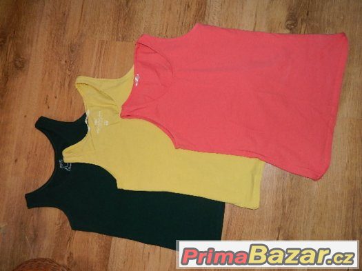 TOP, tílko 3 x - Pepco, Kik, H-M TOP, tílko 3 x - Pepco, Kik, H-M