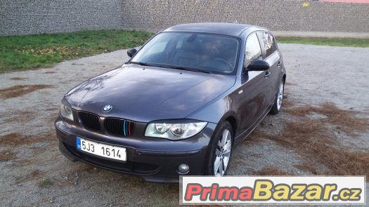 BMW 120D, r. 2005, 120kW, kůže, tuning, senzory...