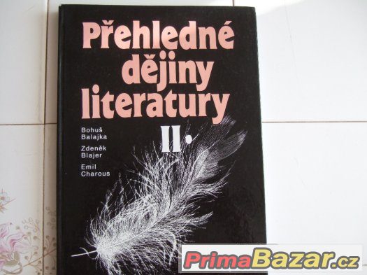 Přehledné dějiny literatury II