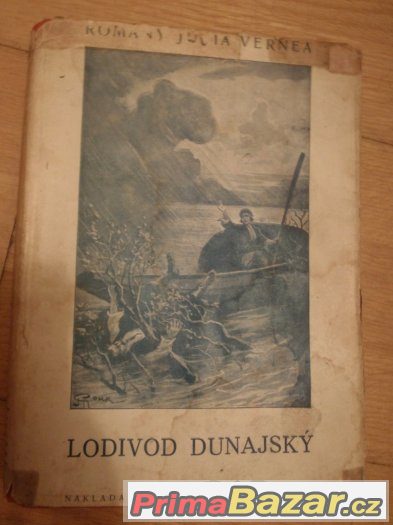 VERNE: Lodivod Dunajský, 1926, papírový ochranný PŘEBAL