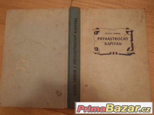 Jules Verne: Patnásťročný kapitán, 1952 v původní vazbě