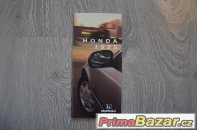 Prospekt - přehled modelové řady vozů Honda z roku 1998