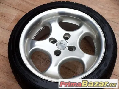 16" Alu kola == 4x100 == BROCK B2 == NOVÉ PNEU 215/40R16