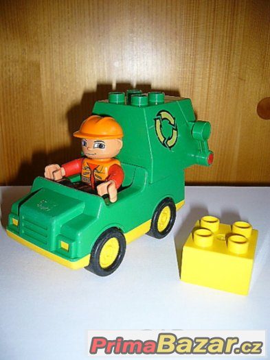 Lego duplo popelářské auto s nákladem