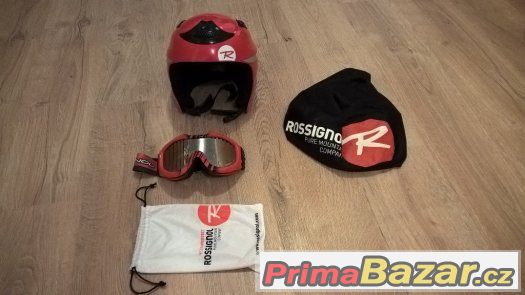 Rossignol helma + brýle