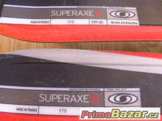 Prodám dospělé lyže Salomon Superaxe 8 vel. 175