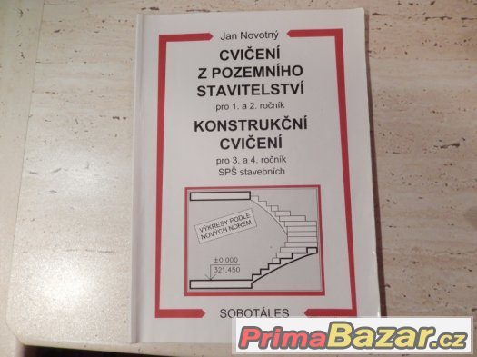 Prodám učebnici Cvičení z pozemního stavitelství pro 1. a 2.