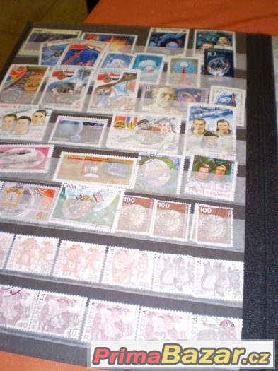 poštovní známky -  album -  různé