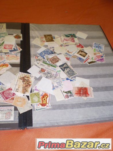 poštovní známky -  album -  různé