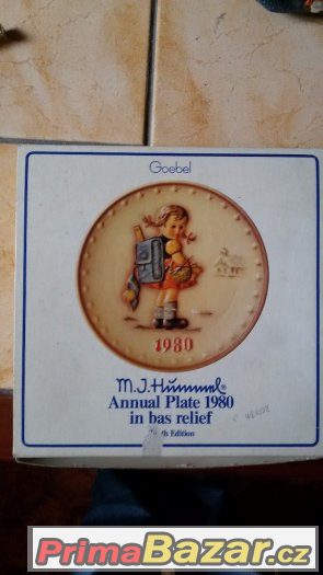 Talíř Hummel 1980 Annual Plate 