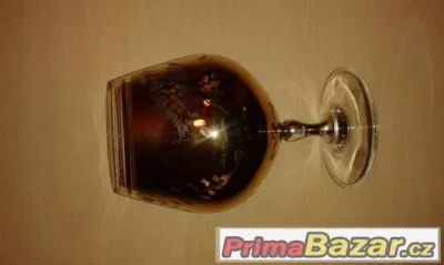 Prodám broušené misky a zlacené číše