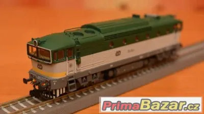 Model lokomotivy ČD 750 258, TT, Roco