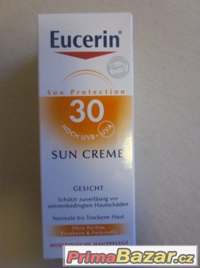 Eucerin Sun - opalovací krém na obličej SPF30 50ml