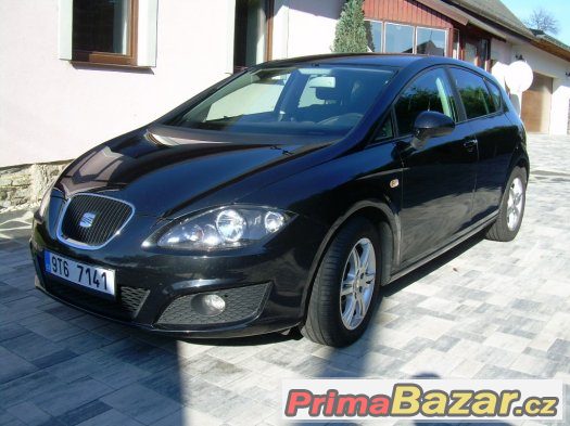 Seat Leon, 1.6TDi, 77kW, černý krasavec, vynikající stav