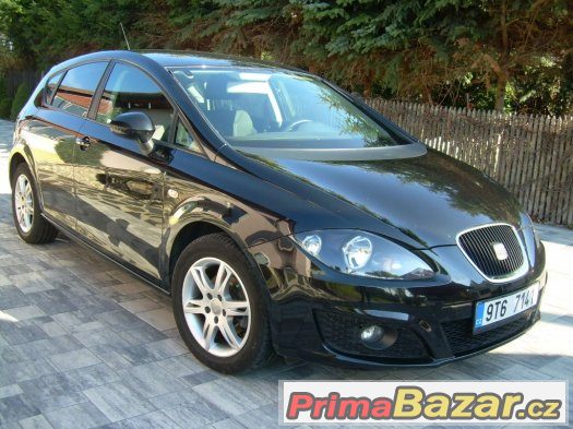 Seat Leon, 1.6TDi, 77kW, černý krasavec, vynikající stav